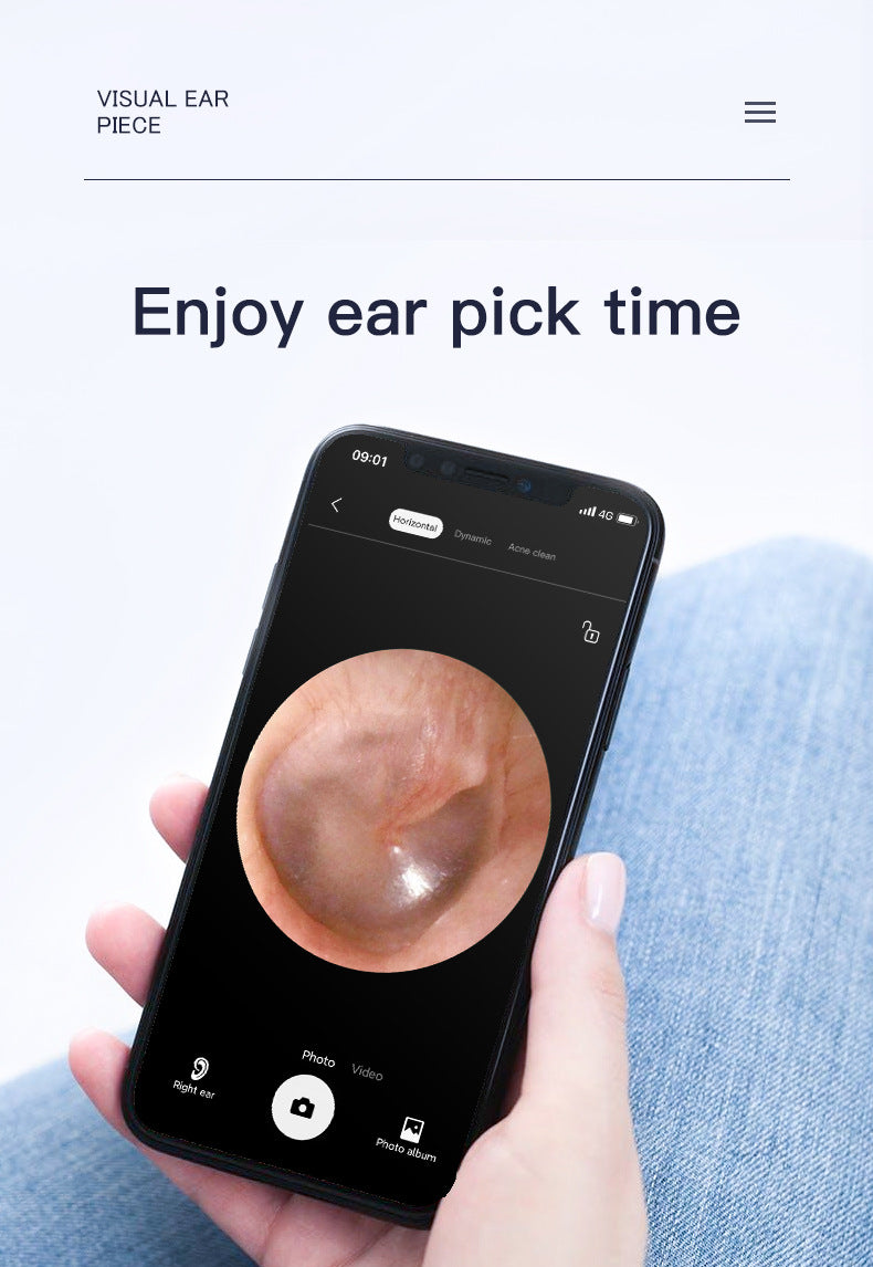 Visual Earpick Endoscope: Herramientas Inteligentes de Limpieza de Oídos con WiFi